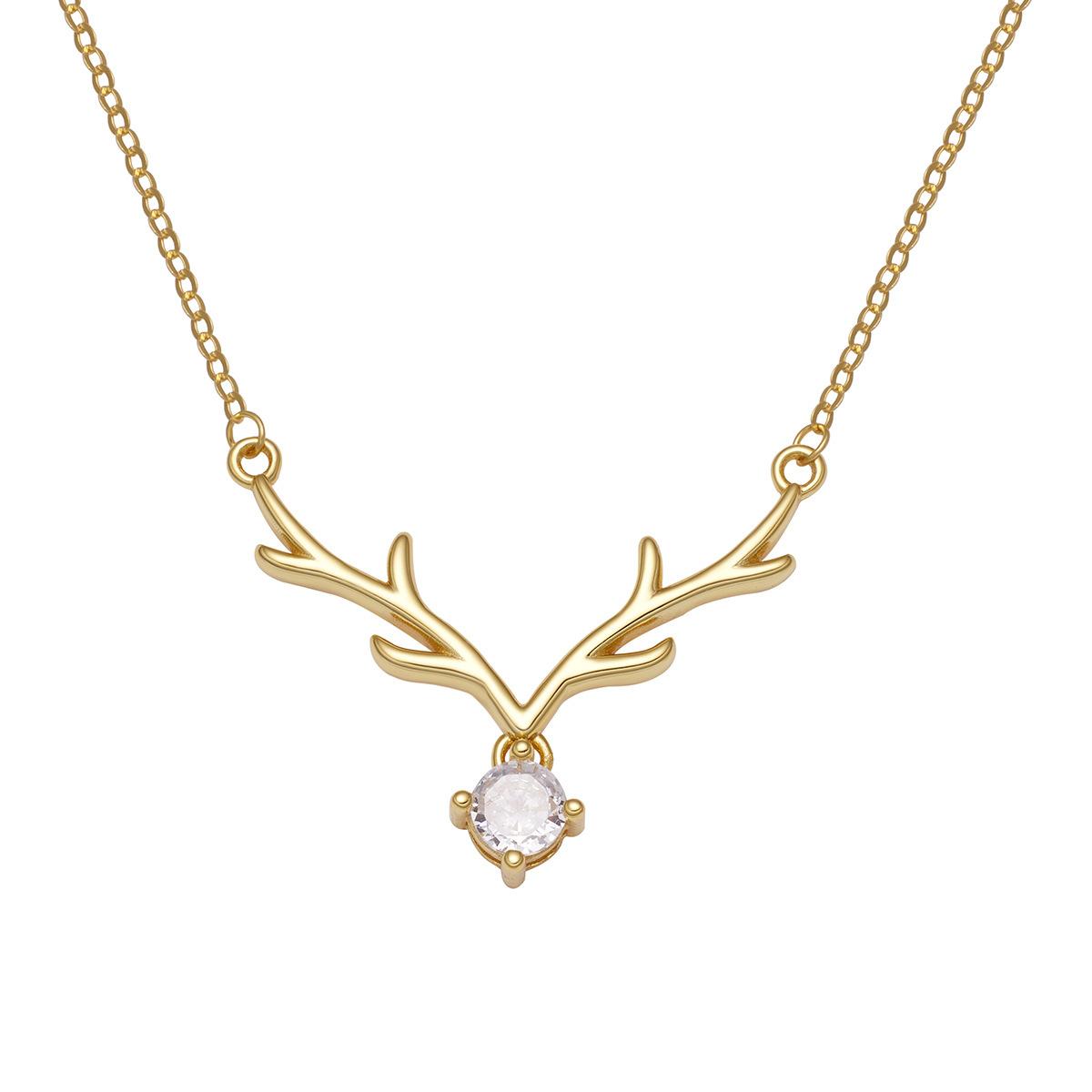 

Серебро S925 пробы украсит ваше ожерелье, женская корейская версия подвески в виде рогов, легкая роскошь, высококачественная цепочка на ключицу, мода 925 Silver