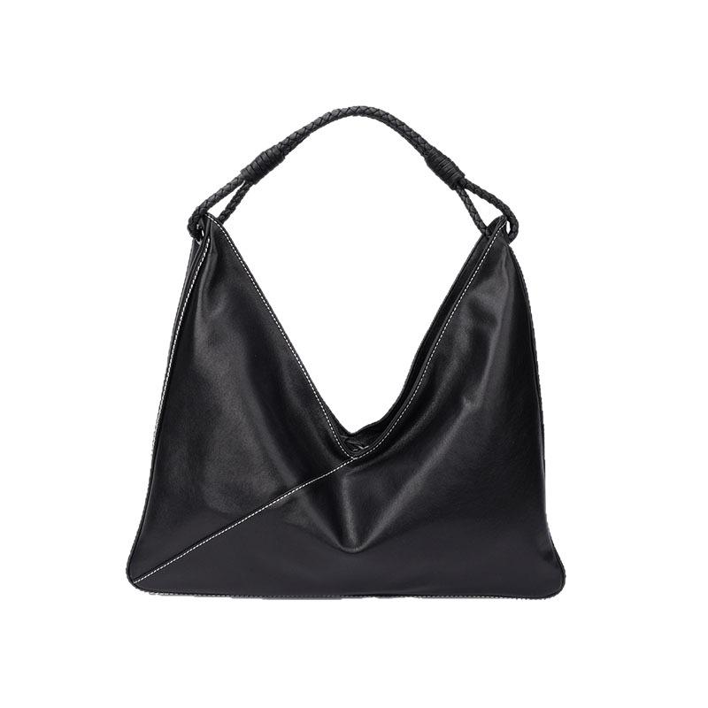 

Женская сумка-тоут, новая, с высоким уровнем ощущения, для поездок на работу, ручная сумка через плечо, большая вместимость, сумка под мышкой. 40*2*35cm чёрный