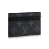 Porta-Cartões Duplo Tela Monograma Eclipse Preto Carteiras Masculinas M62170