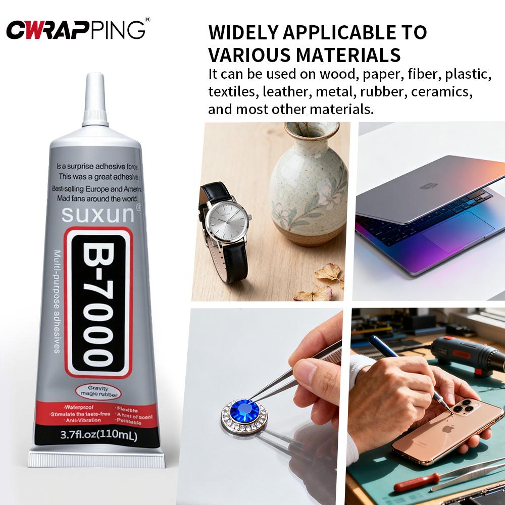 Hem Universal DIY Lim T7000 15ML 50ML 110ML Lim för Klocka Mobiltelefoner Reparation Färg Kontaktlim T-7000 Glas Plast Leksak