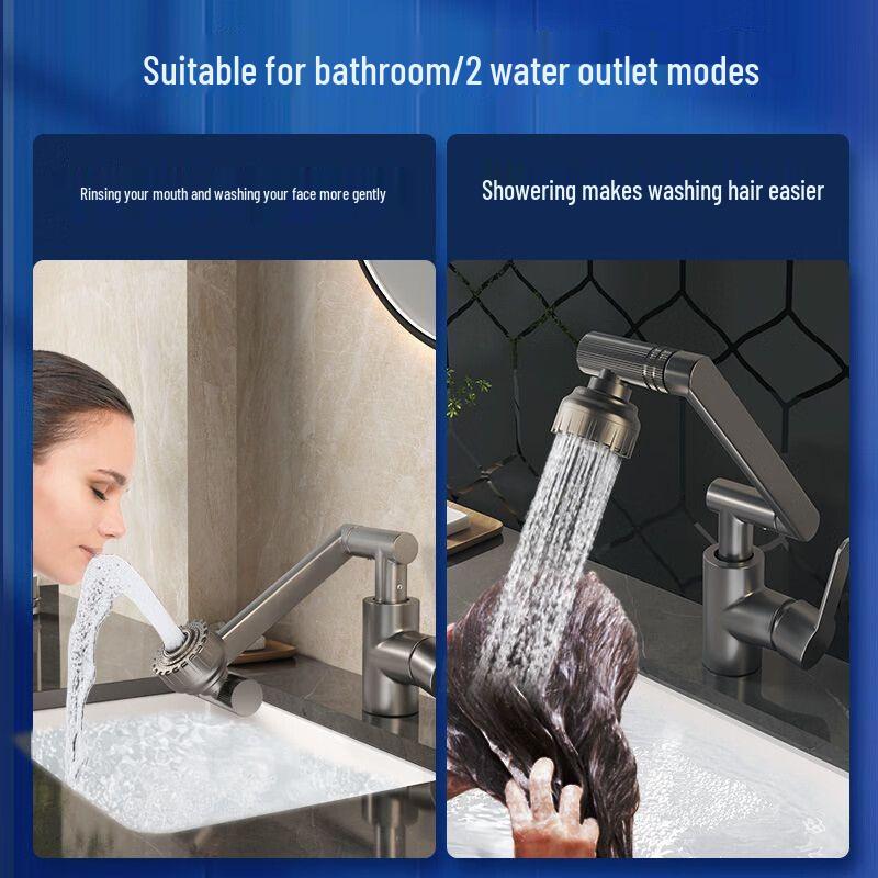 Universal Rotating Lucky Cat Faucet for Kitchen and Bathroom Sinks