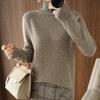 Korean Fashion Turtleneck Sweaters Warm Thick Pullovers Casual Autumn Winter Women Knitwears Basic Long Sleeve Jumpers
