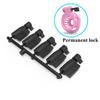 Chiavi di plastica monouso con serratura permanente per gabbia di castità maschile Sissy HT Holy Trainer Forever Lock 5 pezzi accessorio per gabbia per pene
