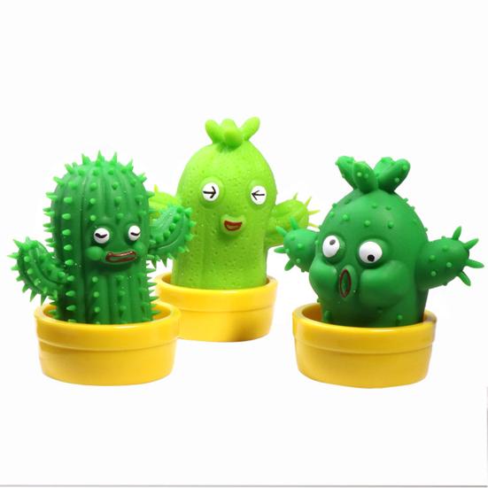 Cute Potted Cactus Stretchable Squeeze Toy Soft TPR Kids Pinch Toy Relief Adult Stress Fidget Toy
