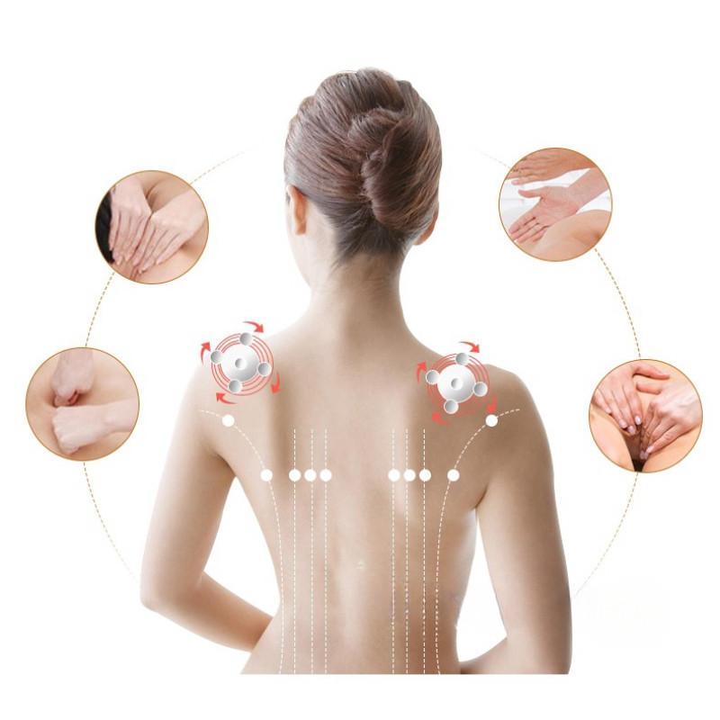 Relieve Pain Physiotherapy Equipment Deep Kneading Neck Shoulder Leg Arm Body Massager Portable Heat Pressing Massage Belt