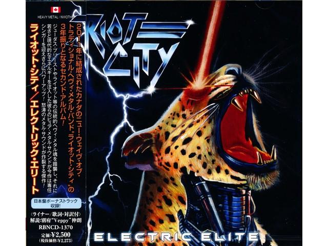 RIOT CITY Electric Elite AVEC PISTE BONUS Édition Normale CD RBNCD1370 Heavy Metal