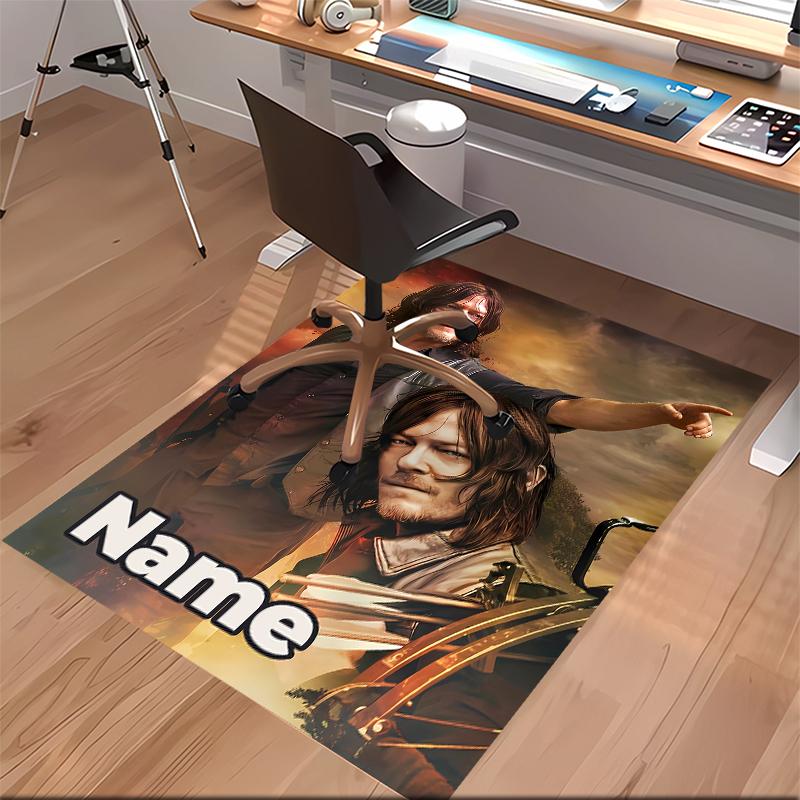 Custom Personalization The Walking Dead Print Area Rug - Soft, Washable Non-Slip Indoor Mat,Living Room,Home&Office Decorative Rug