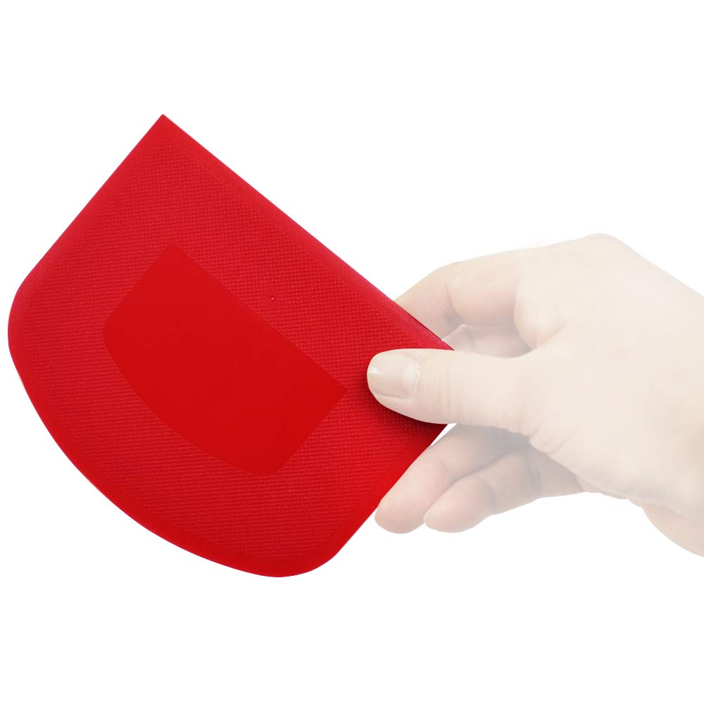 Kai House Select Embossed Made in DL6287 Scraper, Red, Japan,