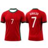 Fashion Ronaldo Unisex Jersey Collectible Soccer Fan T Shirt Lightweight Breathable Football Sportswear For Men Women Streetwear