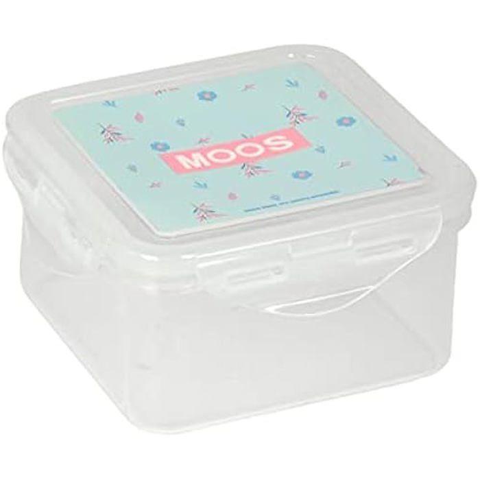 Boîte à lunch - SAFTA - MOOS - Couleur bleu turquoise - 13x13x7,5 cm - Résistance maximale