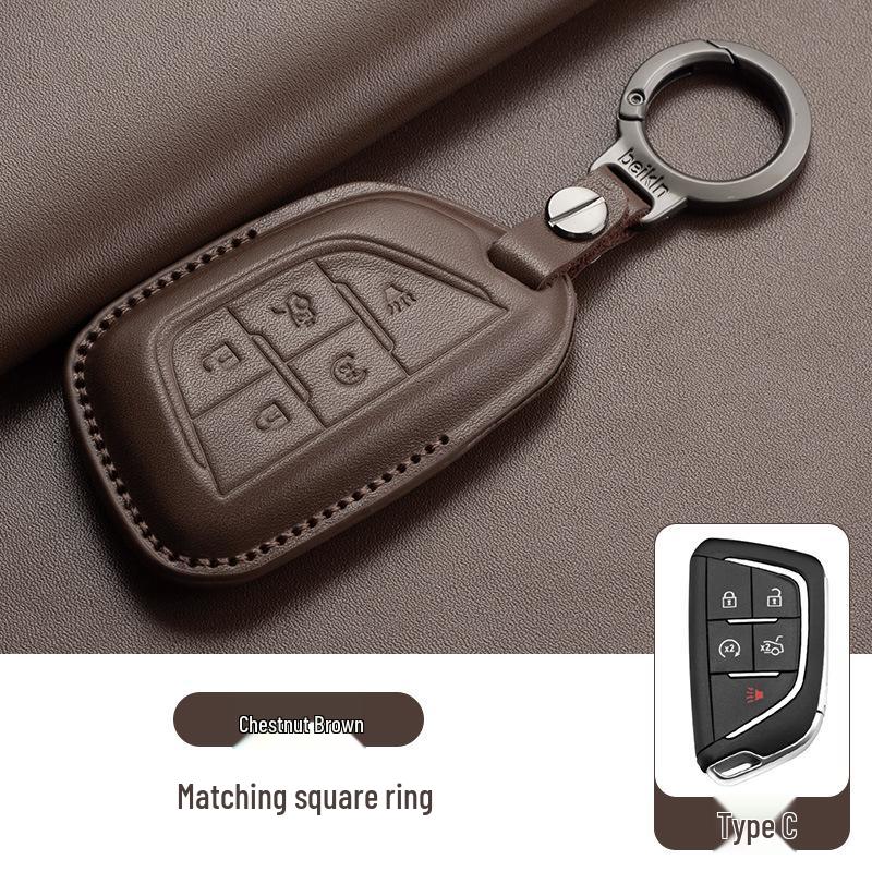 Cadillac Key Case for CT5, CT4, CT6, XT4, XT5, XT6 - Car Bag Buckle Shell