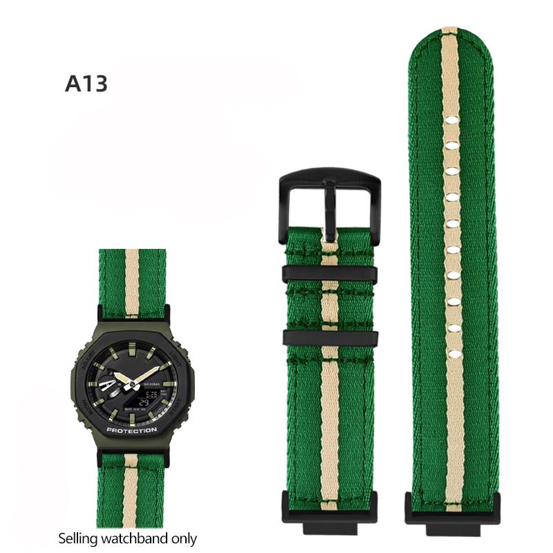 Nylonowy Pasek do Zegarka Canvas Dla GSHOCK Casio DW5600 DW-5600 GA110 GA100 GA120 GM2100 GA2100 GA2110 Zmodyfikowany Pasek Sportowy Pasek