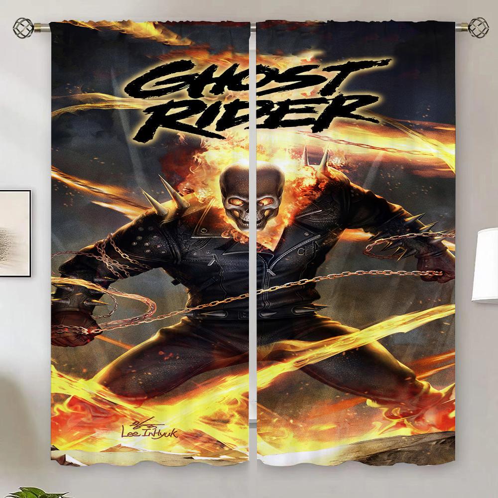 

Шторы Ghost-rider-riding для гостиной, 2 шт., бесплатная доставка, подхваты для штор, современное украшение для дома, перегородка, жалюзи W50xH70cmx2pcs-CL
