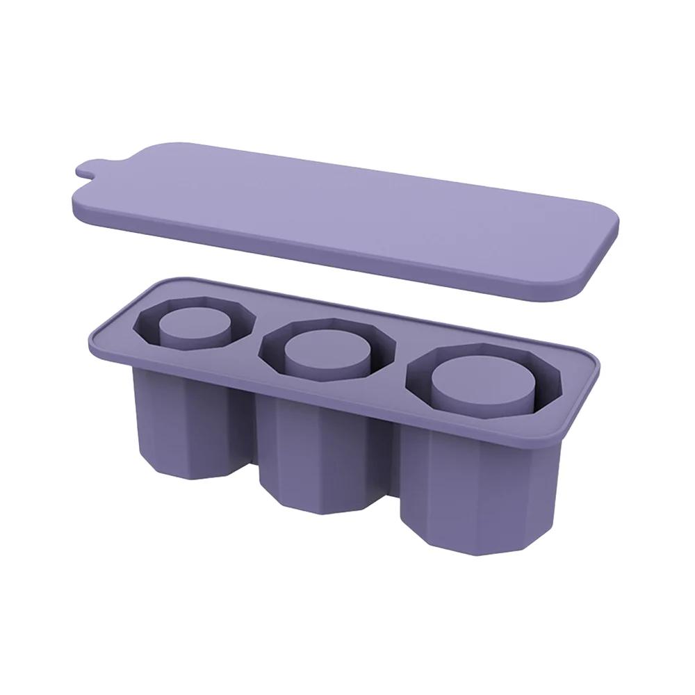 Ice Cube Tray for 30oz Cup Tumbler 30oz Cup Cylinder-Shaped Silicone Ice Mold with Lid 30oz Cup Accessories