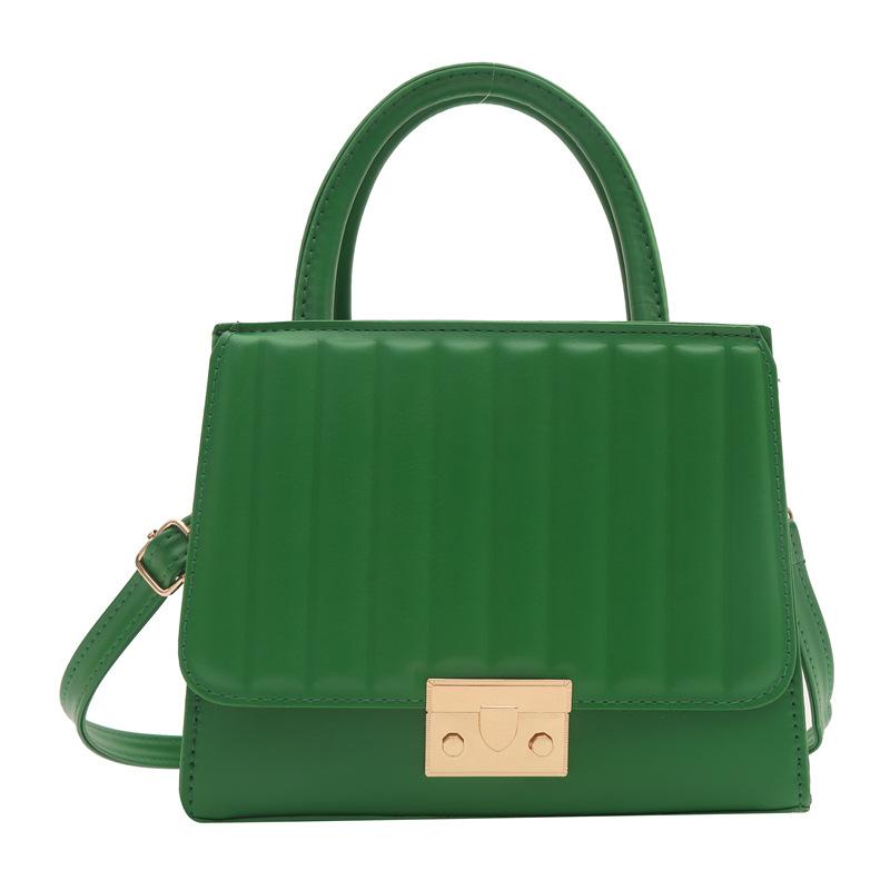 

Нова жіноча сумка ранньої весни 2024 року, персоналізована жіноча сумка через плече в стилі ретро, ​​модна проста сумка з косою довжиною, корейська версія, повсякденна маленька квадратна сумка зелений