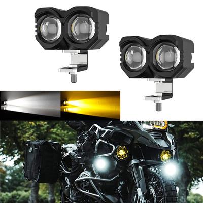 1/2 adet Evrensel Motosiklet LED Sis Lambası 20W 6000LM Sürüş Işıkları Cafe Racer Işık Yardımcı Spot Lambası