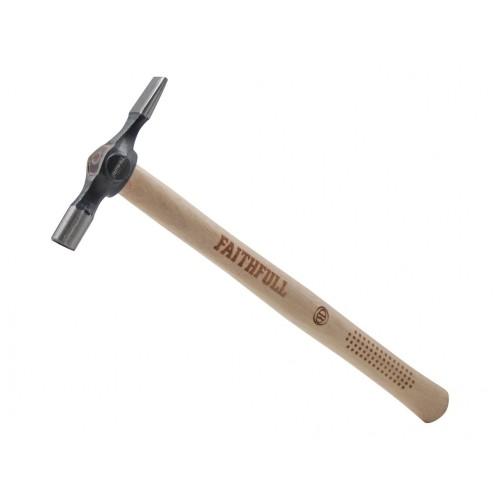 Faithfull Cross Pein Pin Hammer Fsc Hickory 113g (4oz)