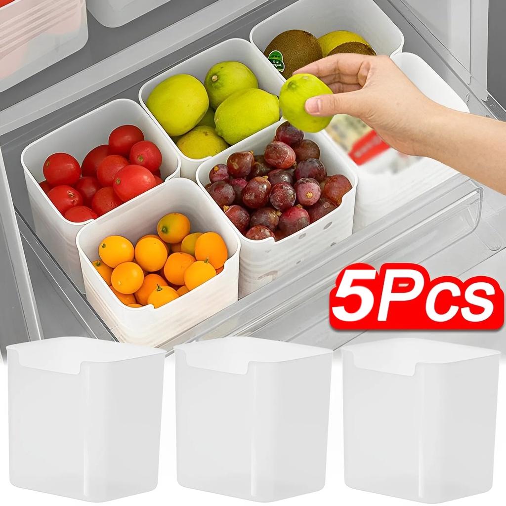 

1Pc Refrigerator Side Door Food Storage Box Fruit Vegetable Preservation Box Refrigerator Container Drawer Rack Kitchen Supplies