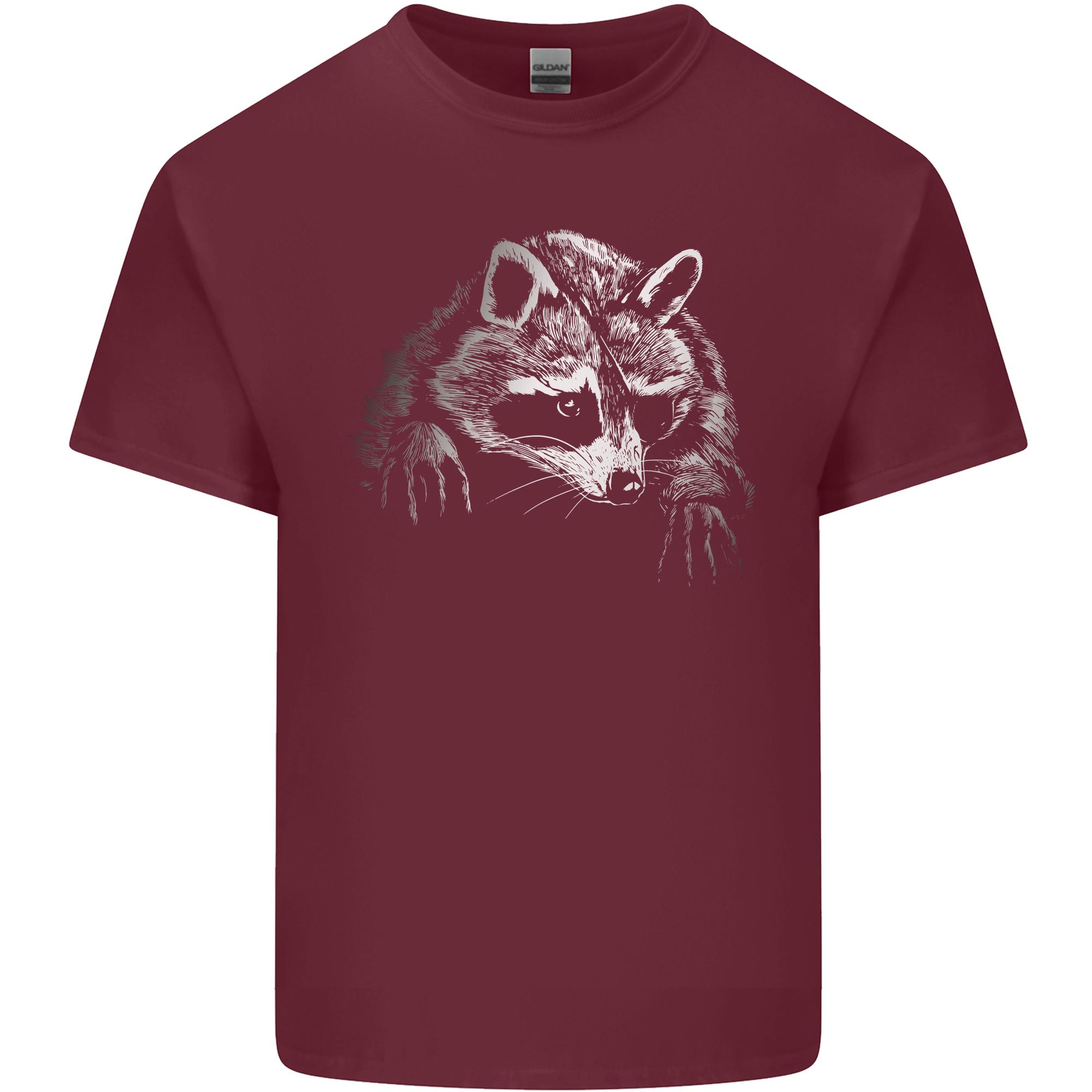 A Raccoon with an Eyepatch Unisexs Light Cotton TShirt S
