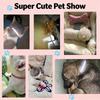Pet Collar Reflective Safety Buckle Collar Bell Round Ear Cat Dog Collar Glowing Collar