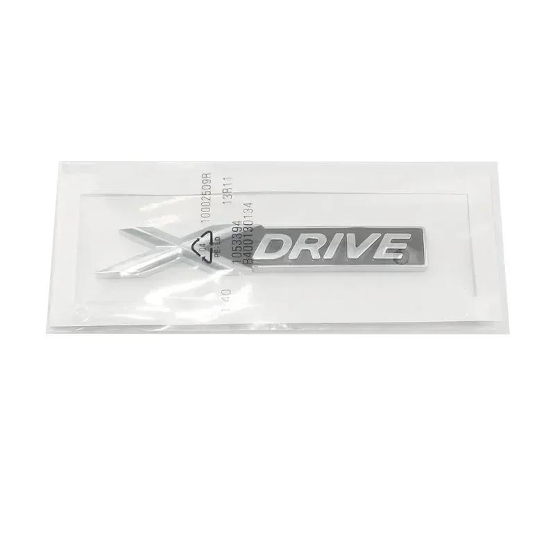 3D ABS Car XDrive Logo Rear Trunk Fender Emblem Badge Decals Styling Sticker For BMW X1 X3 X4 X5 X6 X7 E84 F48 F25 G01 F15 E71 Or2