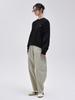 Kelidu Elbow Rib Sweatshirt_Black