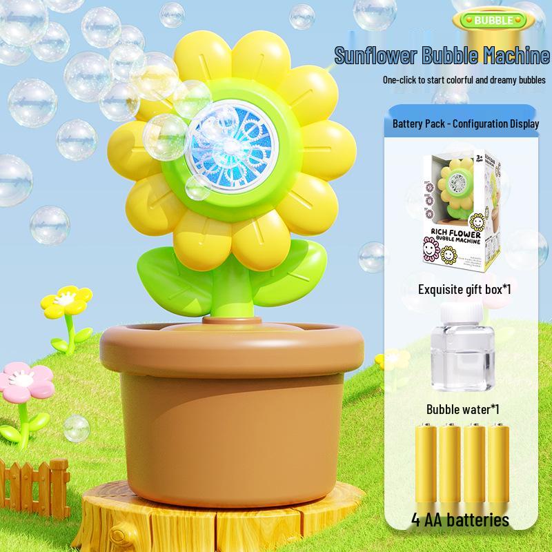 Unicorn Electric Bubble Maker: Kids' Automatic Light-Up Bubble Gun Gift