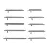 Komplettes Set 14-24mm Größe Schnellverschluss Federstege 1.5/1.8mm Durchmesser Bandgliederstifte Uhrenarmbandstifte Uhrenreparatur