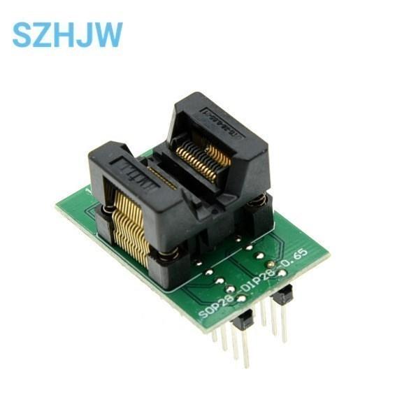 Burning Socket SOP8/14/16/18/20/24/28 To DIP 150/200/208/300 Mil Wide Narrow Chip Programmer Adapter IC Conversion Test Socket