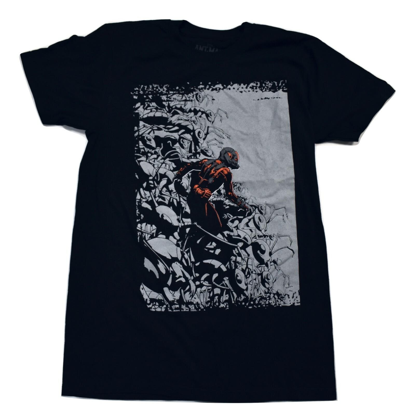 Marvel Mens AntMan Antman Ant Farm Black Shirt New S S