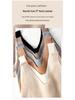 Women’s V-Neck Cashmere Camisole Sweater - Fitted, Sleeveless with Elegant Back Design for Autumn & Winter