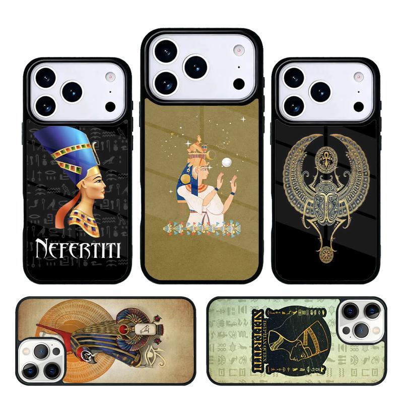 Egypt Nefertiti Anubis Ankh soft phone case cover Compatible with for IPhone 17air 16e 15 14 13 12 11Pro Max 17 Air