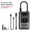 Wireless Air Pump Compressor Car Portable Electric Inflator Tire Pump Power bank LED Flashlight For Ball Bike Motorcycle Car