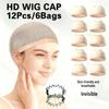 Bonnet de Perruque Transparent HD Nylon Antidérapant Large Bord pour Cosplay - Haute Élasticité, Ajustement Confortable