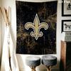 New Orleans Saints Wall Tapestry Aesthetic Wall Hanging Printed Fabric Blanket Decorative Tapestries for Bedroom Living Room Home Decor