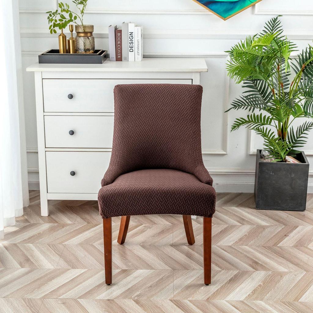 Customized 210gsm Jacquard Plaid Stretch Armchair Cover for Home or Hotel