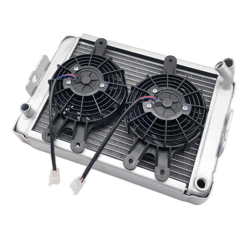 Cooling Radiator With Fans Assy For Linhai 260cc 300cc LH260 LH300 ATV Quad