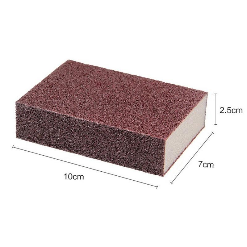 

2/4/6/8/10/20 шт. Щітка Carborond для видалення іржі, очищення від накипу, очищення плити, кухонна губка 2pcs коричневий