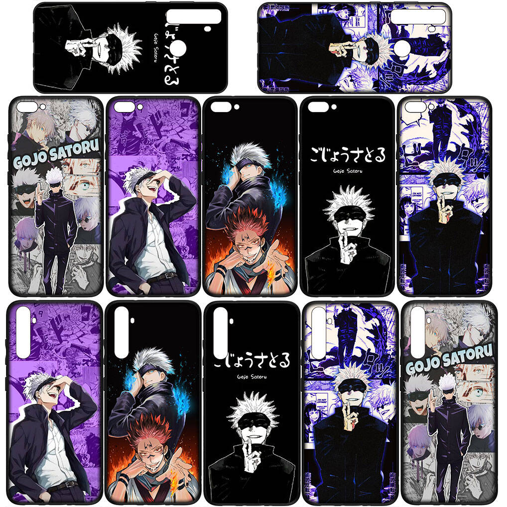 For iPhone 17 16 15 Xiaomi Poco F7 F8 X7 X6 C85 C75 C71 M8 Redmi Note 14 13 12 Pro Max 14C 13C 15C A3 A4 Case Anime Jujutsu Kaisen Gojo Satoru Cover