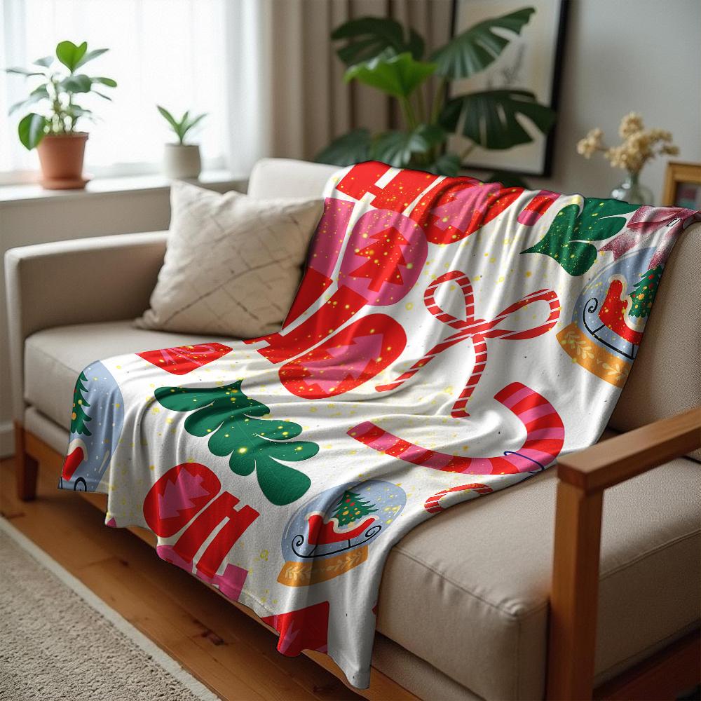 Witchy Frog Mushroom Soft Flannel Blanket Breathable Warm Throw for Office Car Sofa Kids Room Birthday Xmas Gift