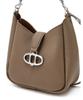 Athe Vanessabruno [Maron] Mocha Mousse Shrunken Leather Crossbody Bag S Aaba6F410I3
