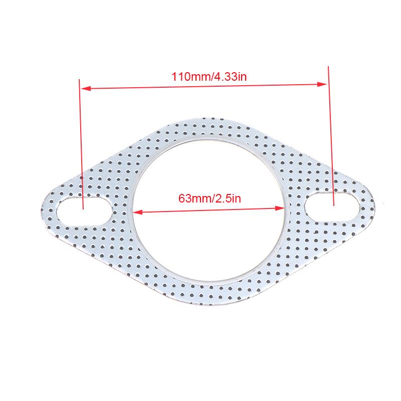 51/55/60/63/70/76MM Exhaust Downpipe Flange Gasket for Cars Maintain Optimal Exhaust Flow