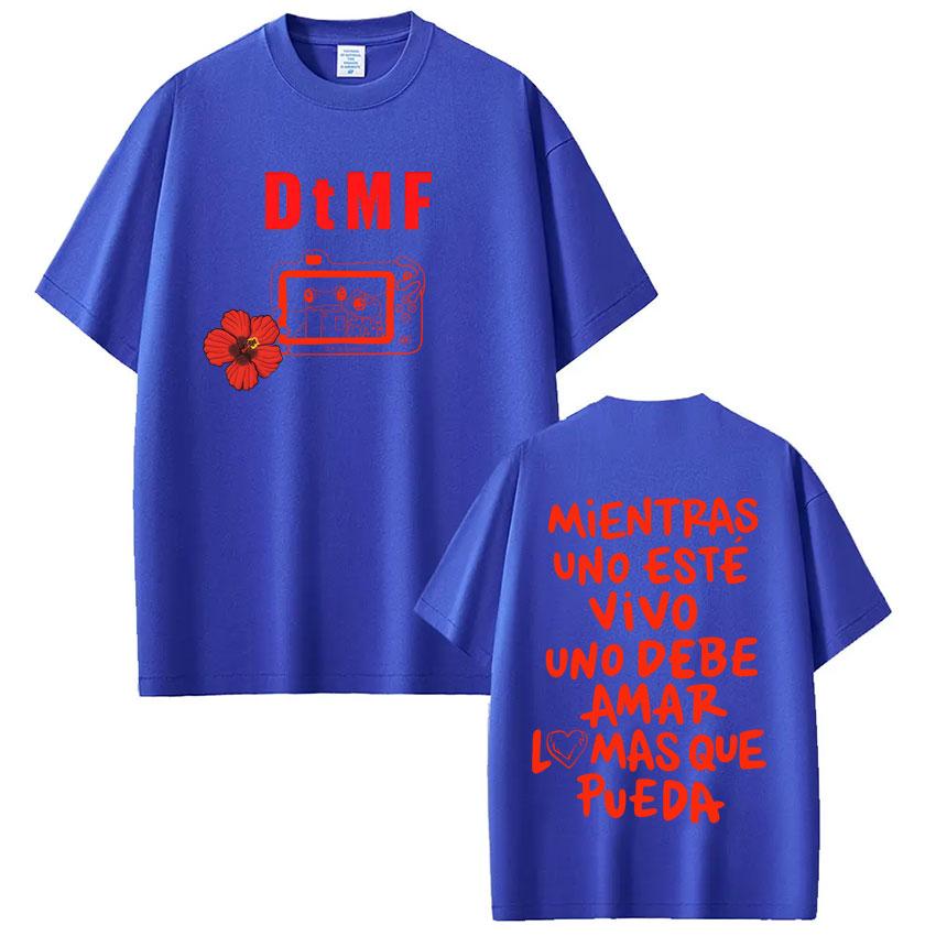 Rapper Bad Bunny Tour Debi Tirar Mas Fotos DTMF Merch Maglietta 2026 Estate Unisex Moda Donna Cotone Maglietta Oversize Y2K