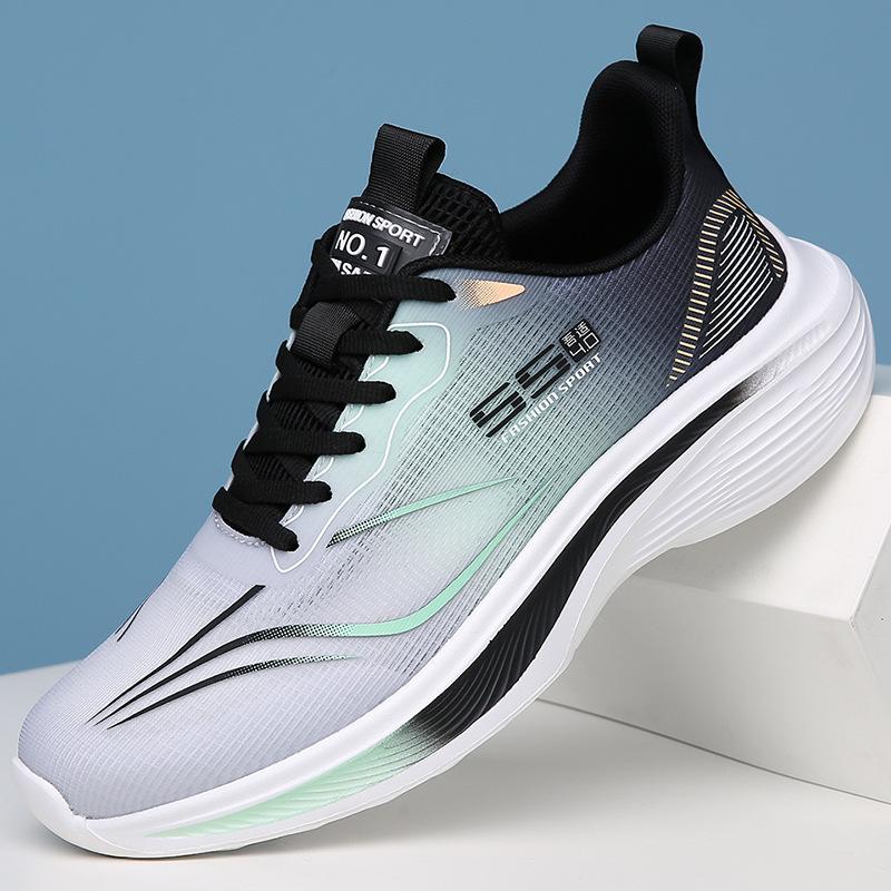 Men's shoes summer new shock-absorbing, wear-resistant and non-slip running shoes men's sports shoes running shoes breathable shoes