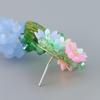 Floral Resin Earrings: Elegant Spring Design with Flowers and Leaves