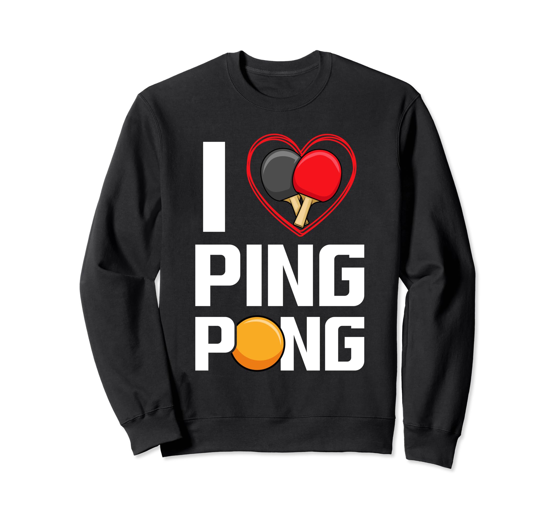 

I Love Ping Pong Paddle Racket Sports Table Tennis Trainer чёрный