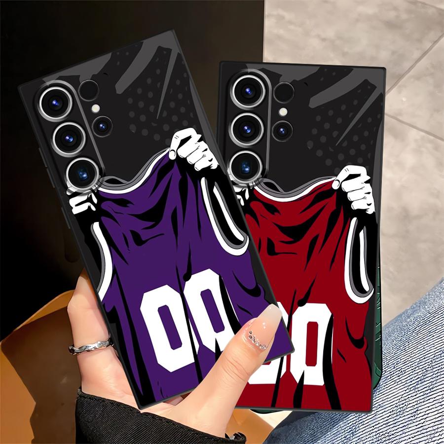 Jersey Numbers Funda Phone Cover Case for Samsung Galaxy S25 S10 S9 S23 S21 FE Note 20 8 9 10 S26 S20 Ultra S24 Plus
