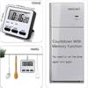 Multifunction Silent Timer With Magnetic Mount For Students And Kitchen Use