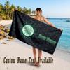 Celtic FC Design Beach Towel Custom Text Large Towel for Beach Vacation