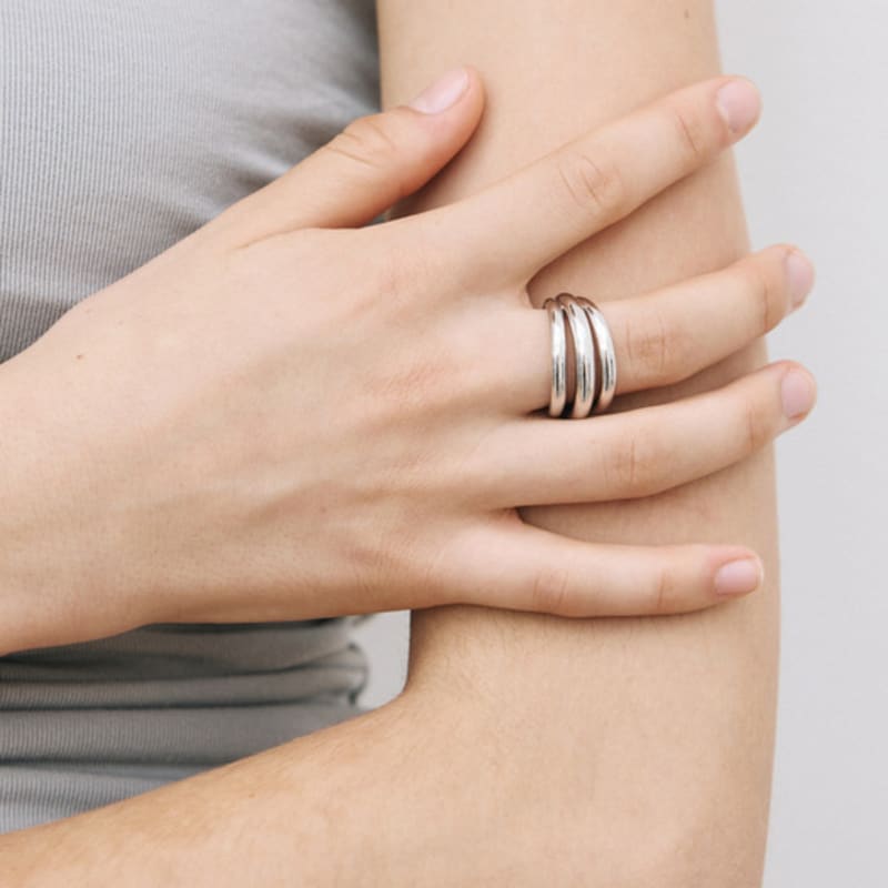 poery Layered Dome Ring